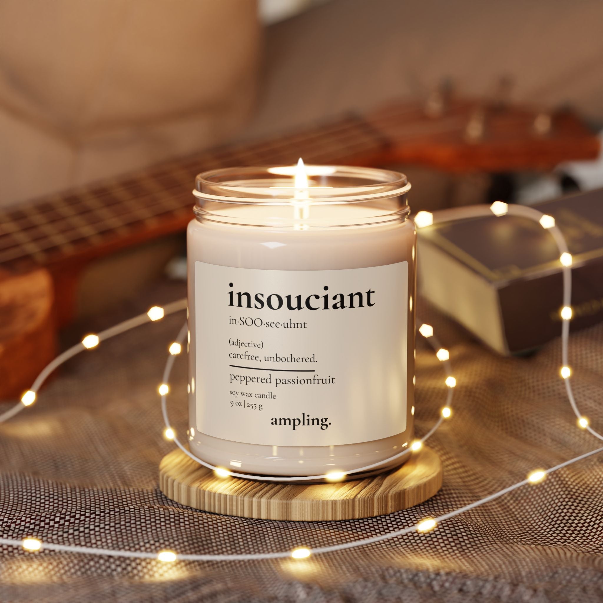 insouciant candle peppered passionfruit